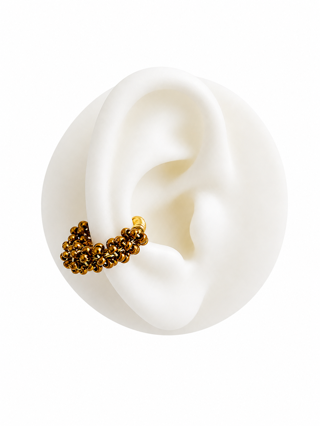 GOLDEN ORBIT EAR CUFF