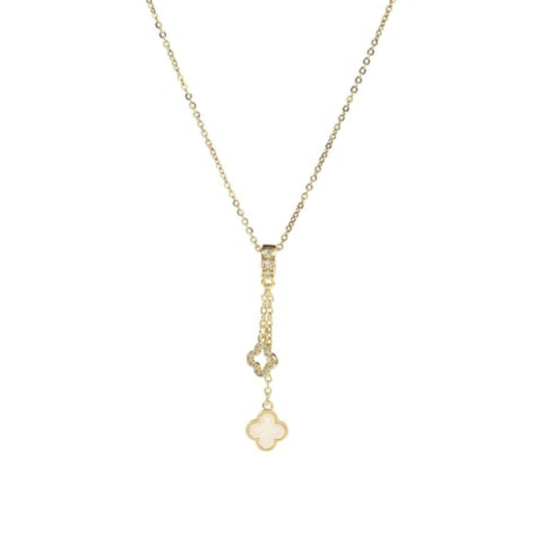 CLOVER CHARM NECKLACE