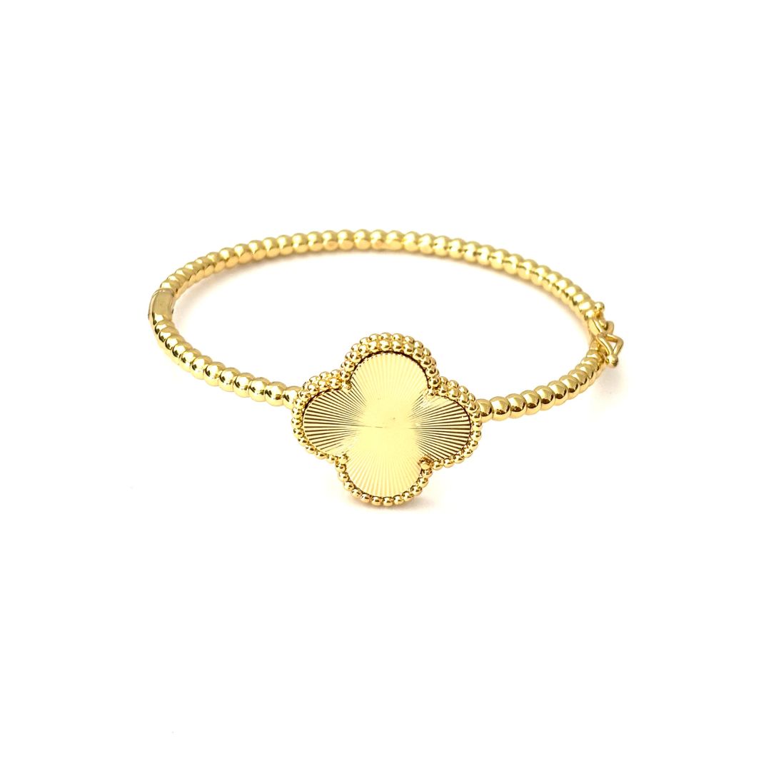 GOLDEN CLOVER BANGLE