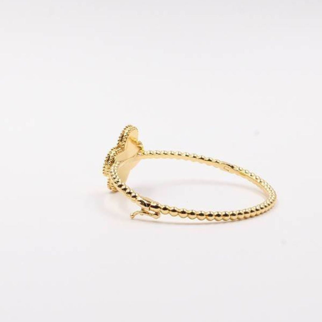 GOLDEN CLOVER BANGLE