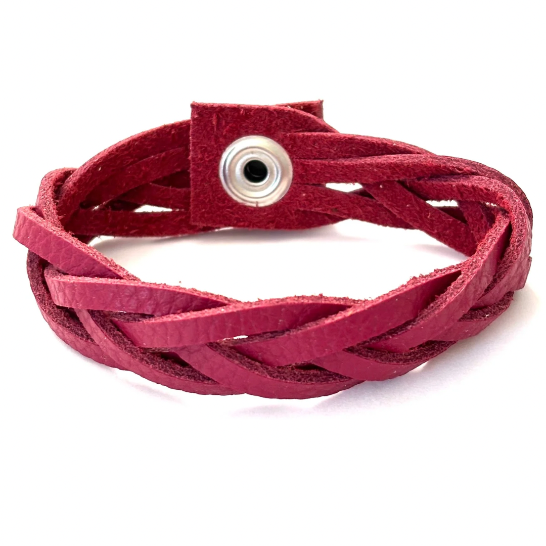 ROSE LEATHER BRACELET