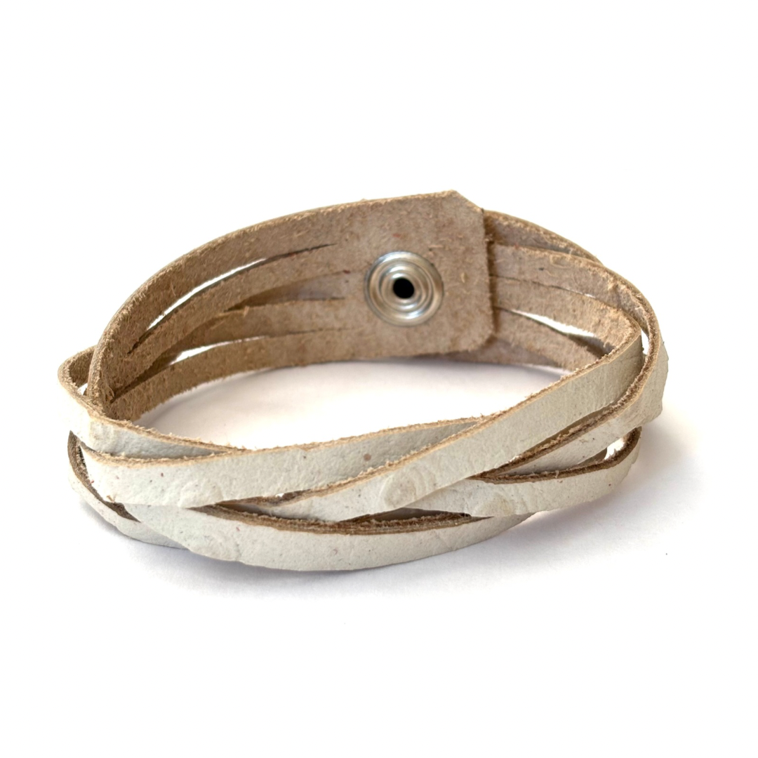 OFF-WHITE LEATHER BRACELET
