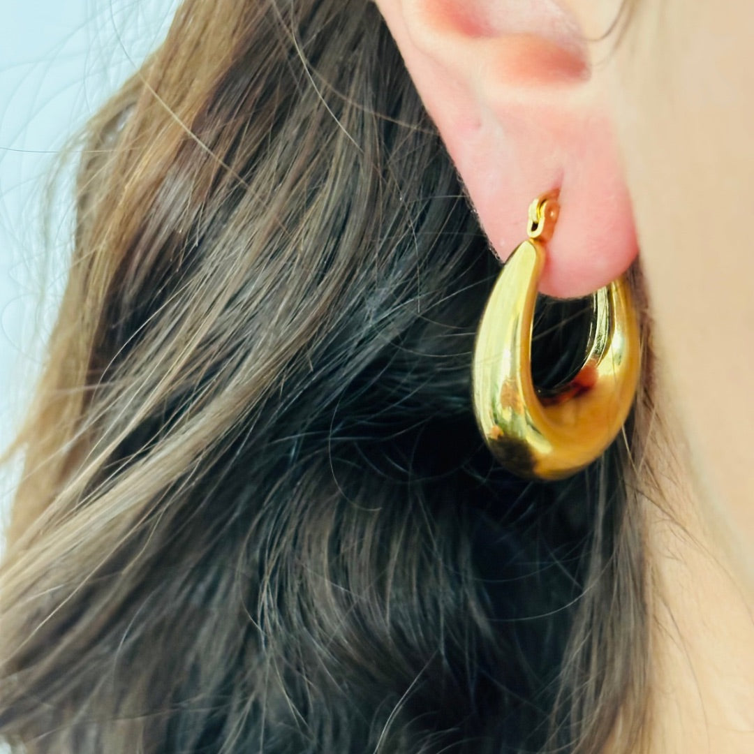 JANE HOOPS EARRINGS