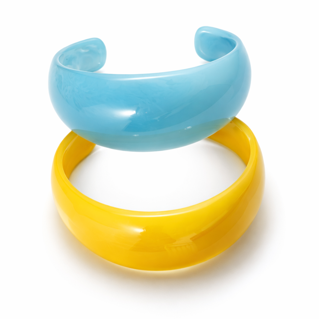CITRUS GLOW RESIN CUFF