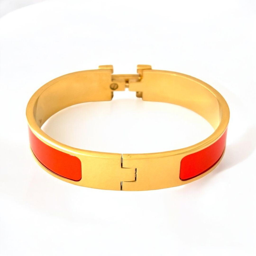 ORANGE CLIC “H” BRACELET