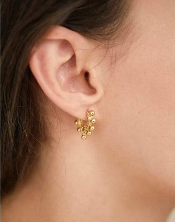 GOLDEN ORBITAL HOOPS