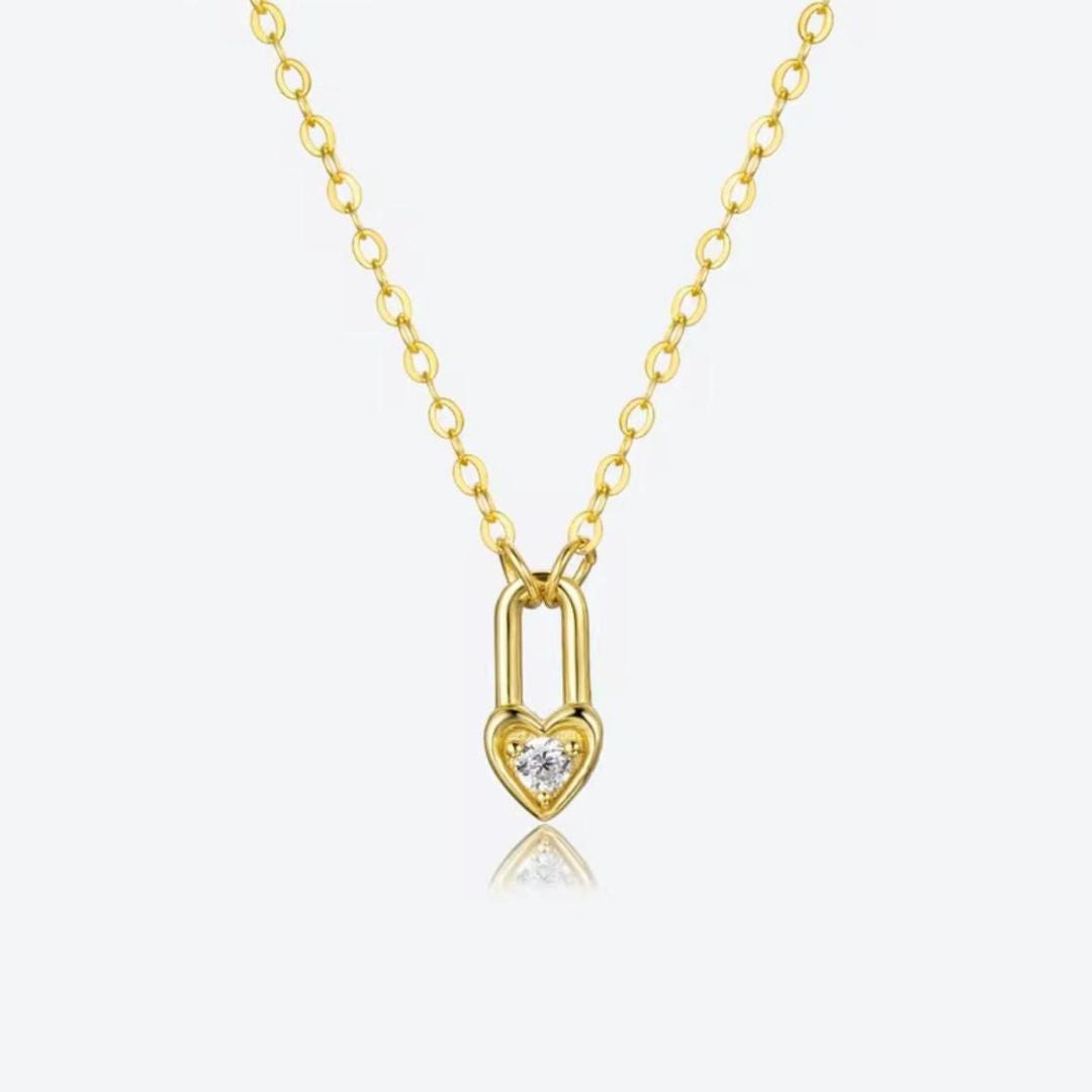 MINI HEART LOCK PENDANT
