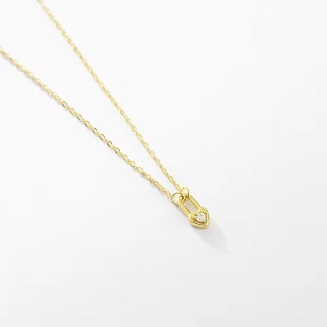 MINI HEART LOCK PENDANT