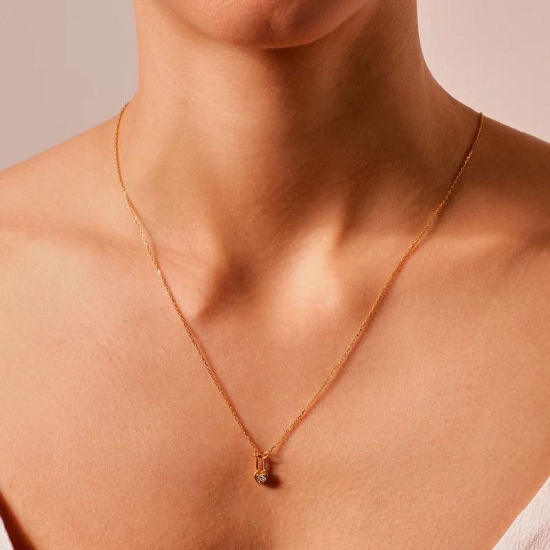 MINI HEART LOCK PENDANT