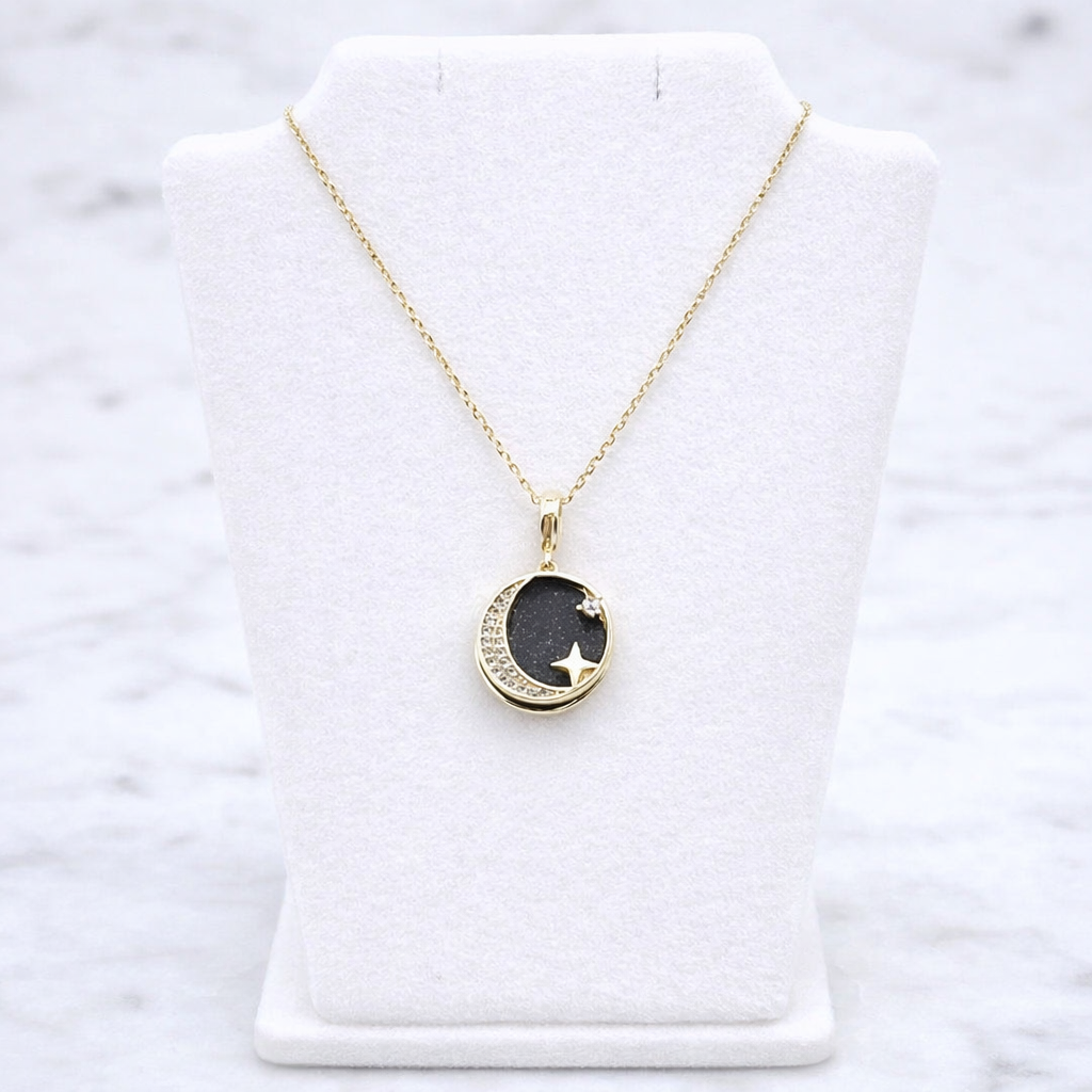 CELESTIAL BLACK NECKLACE