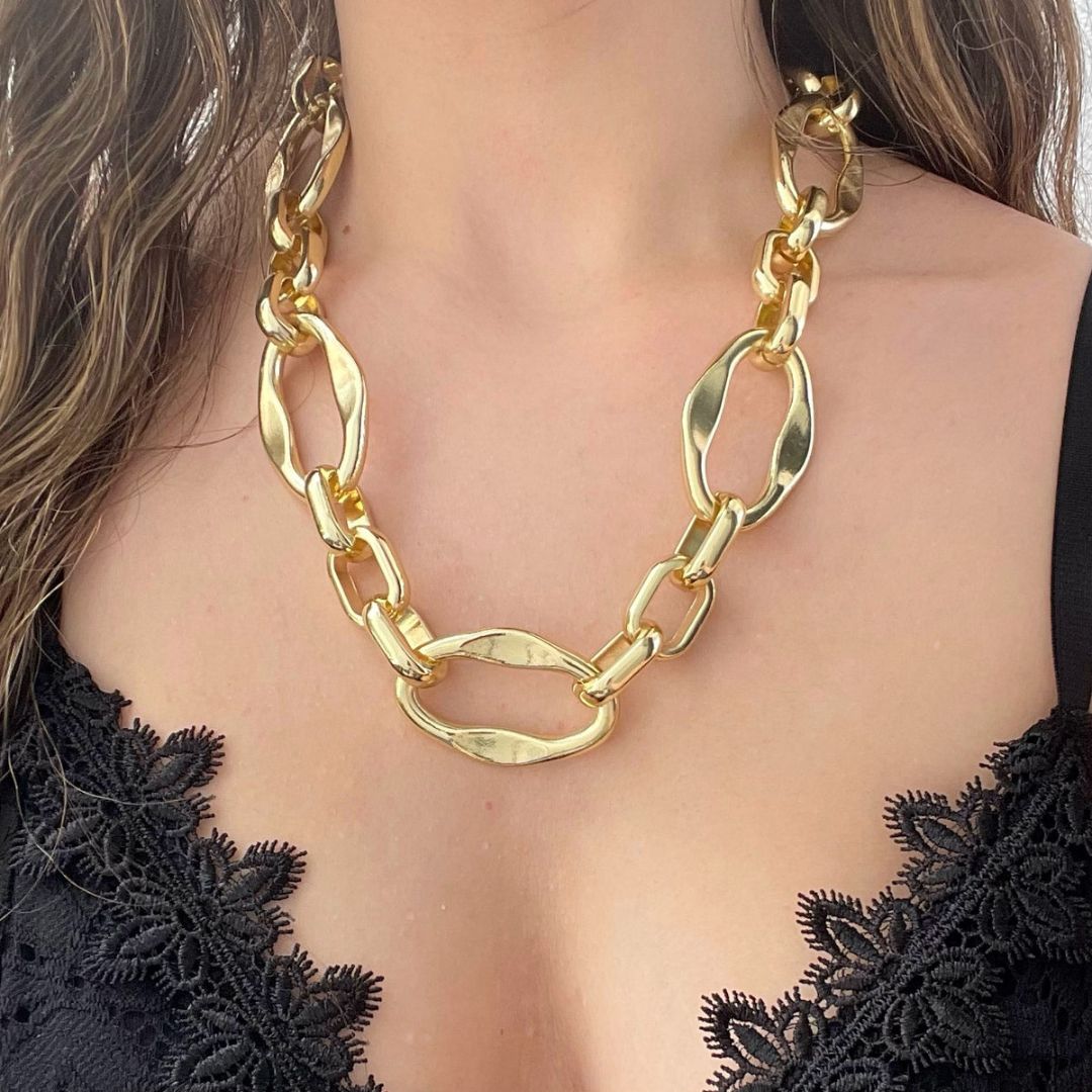 RIPPLE LINK NECKLACE