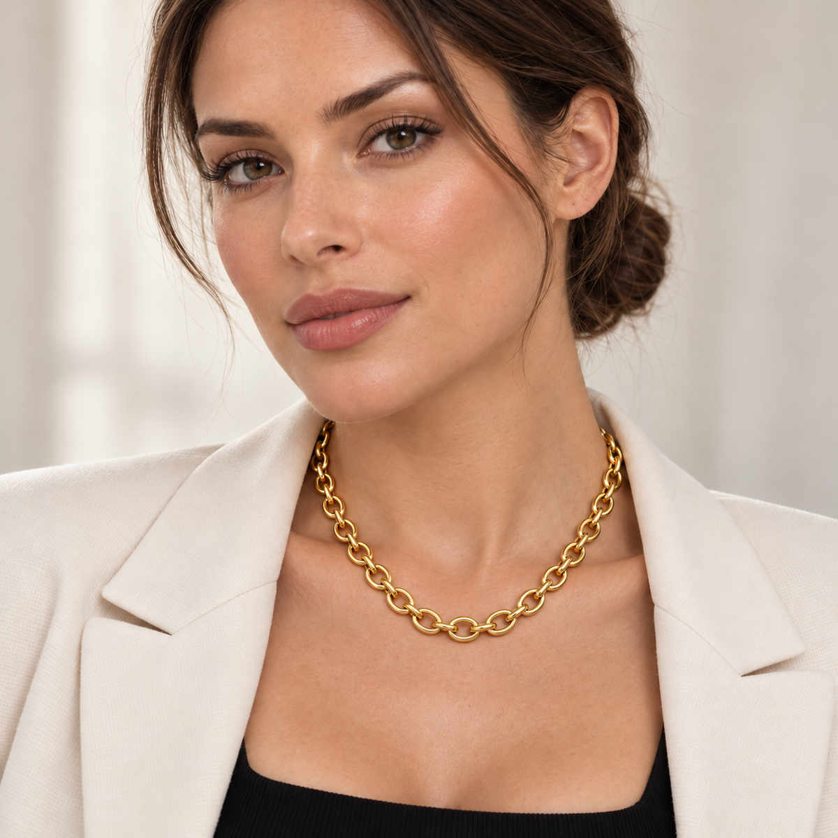 MUSE GOLD CHAIN NECKLACE