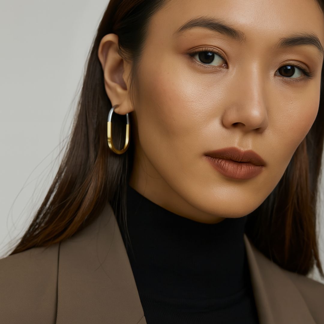 MADELAINE U HOOP EARRINGS