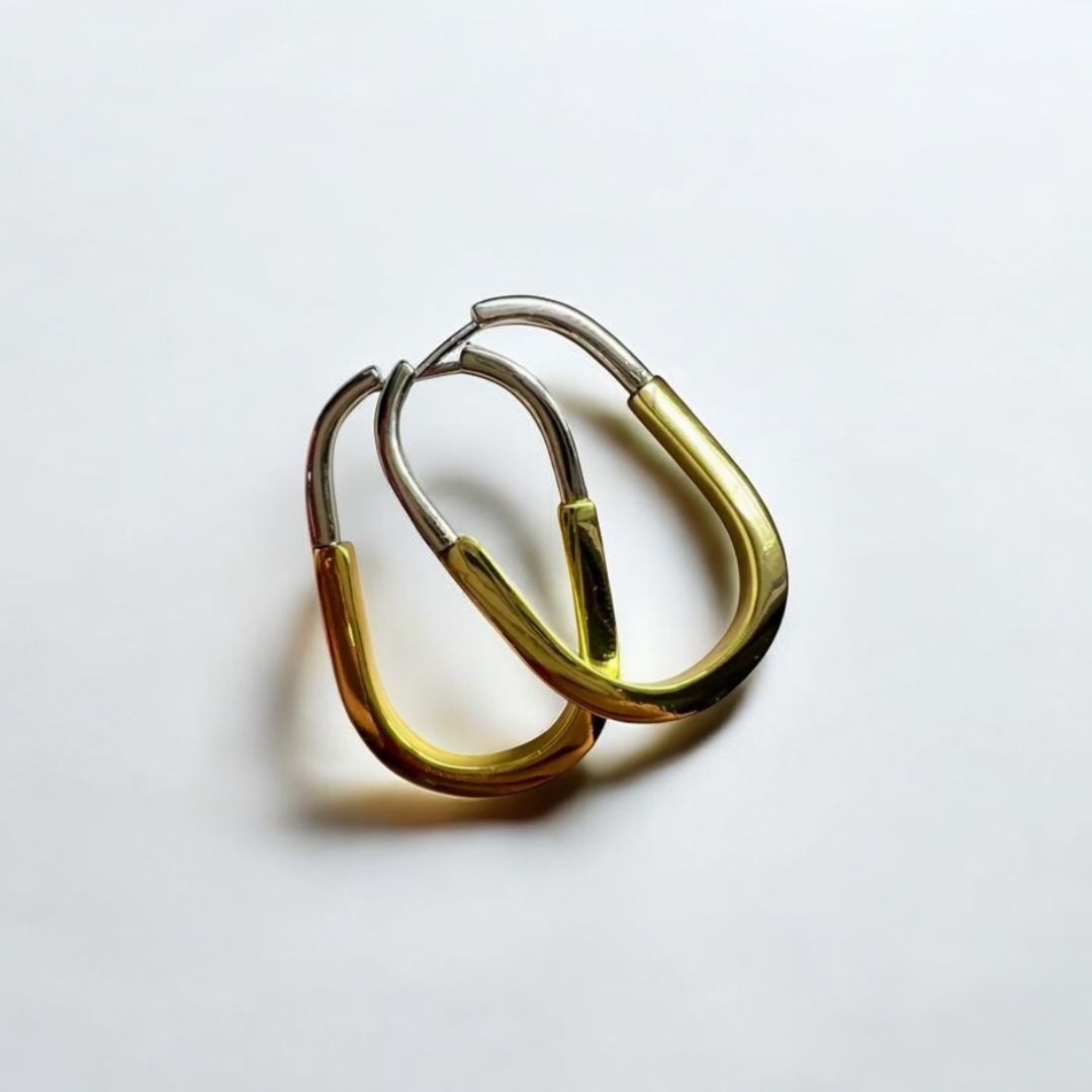MADELAINE U HOOP EARRINGS