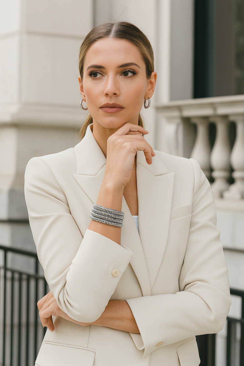 SILVER SNAKE BRACELET