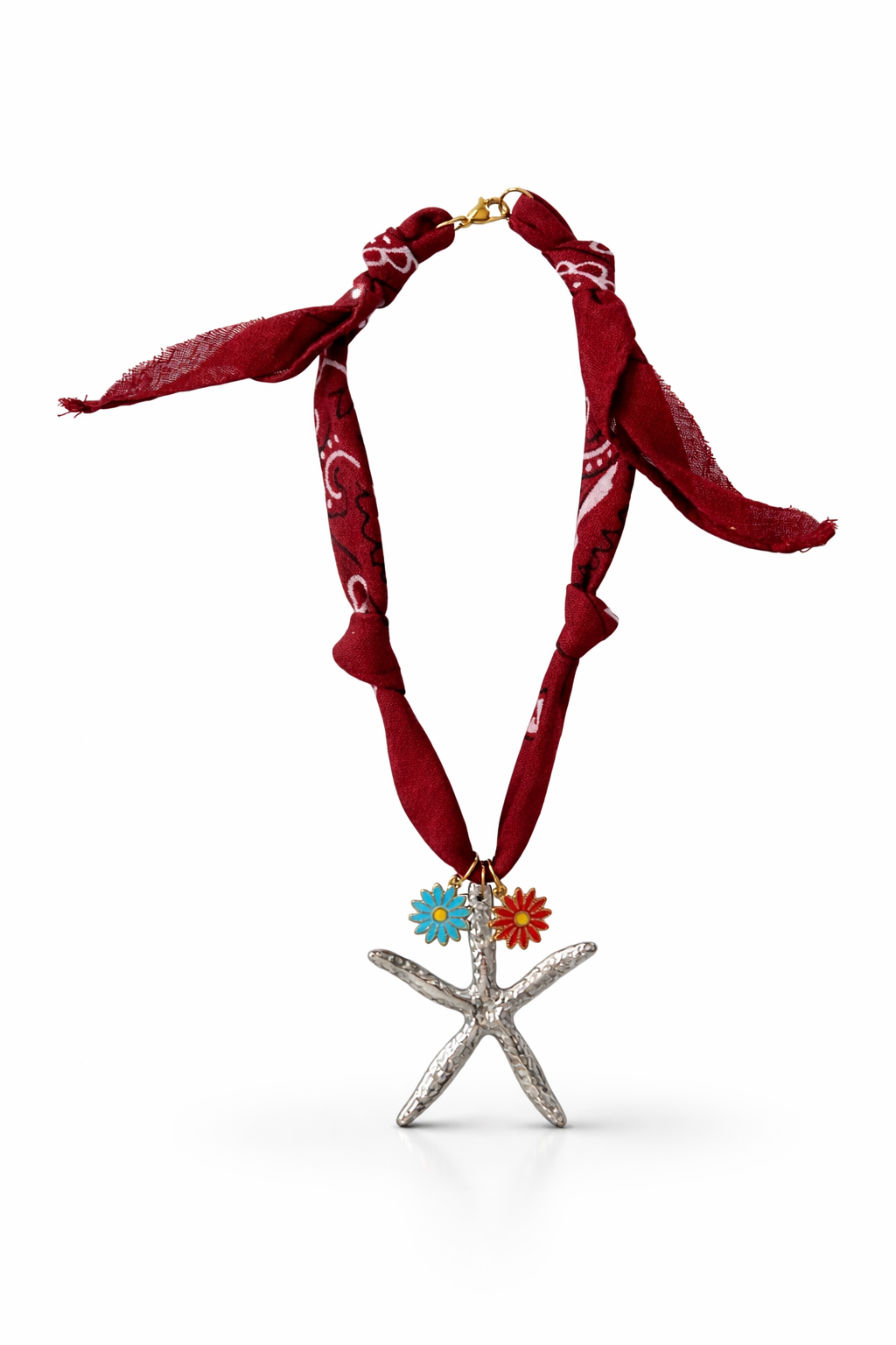 BOHO STARFISH BANDANA NECKLACE