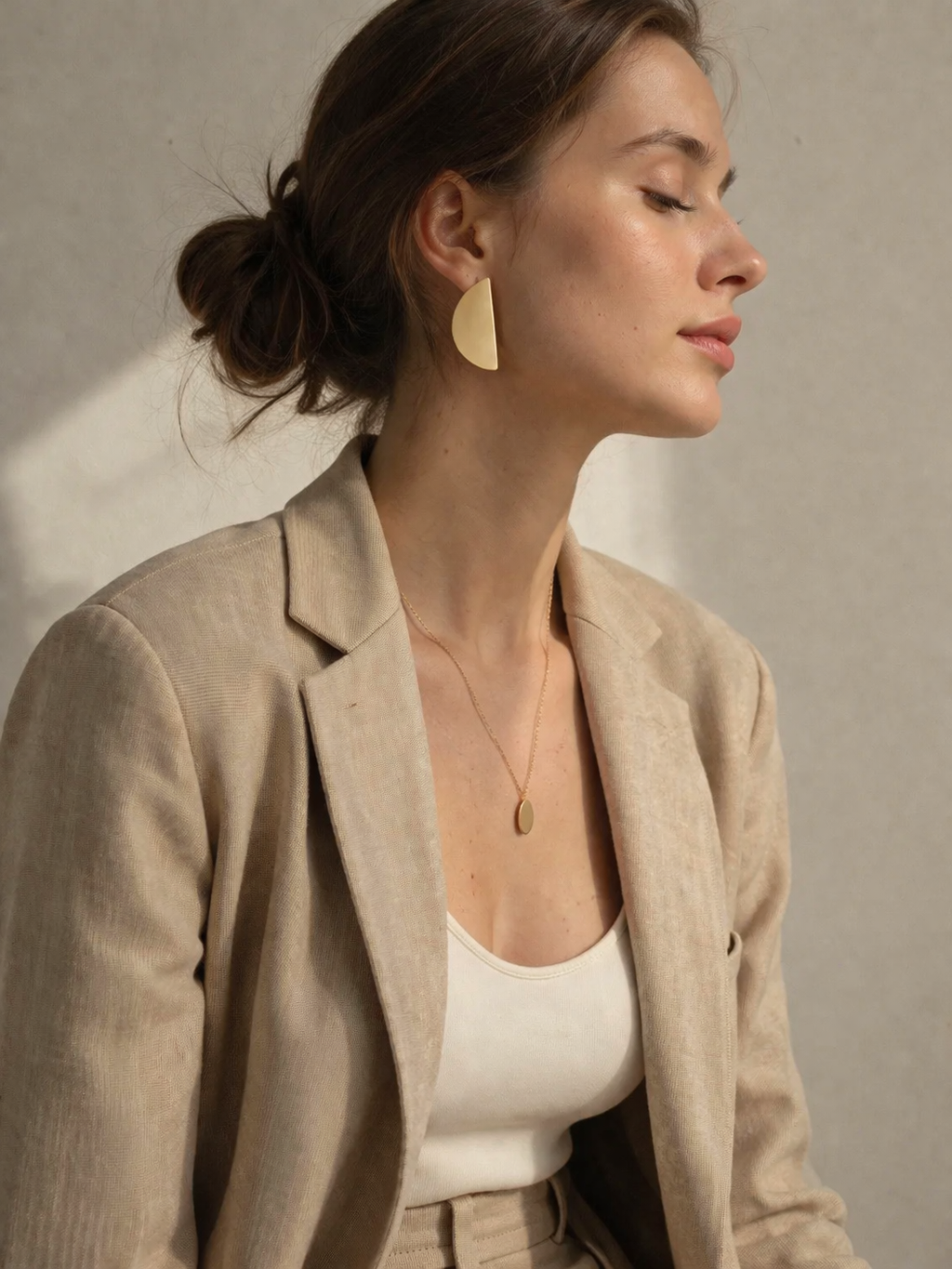 SOLA HALF MOON EARRINGS