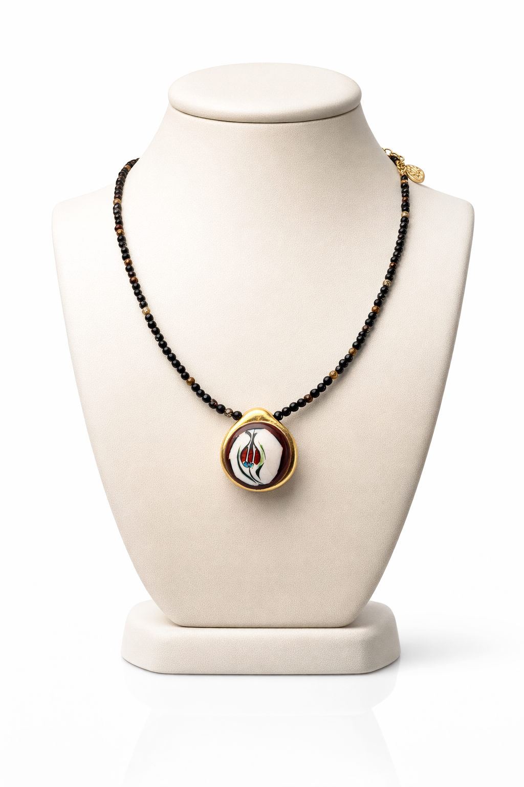 SACRED FLAME MEDALLION NECKLACE