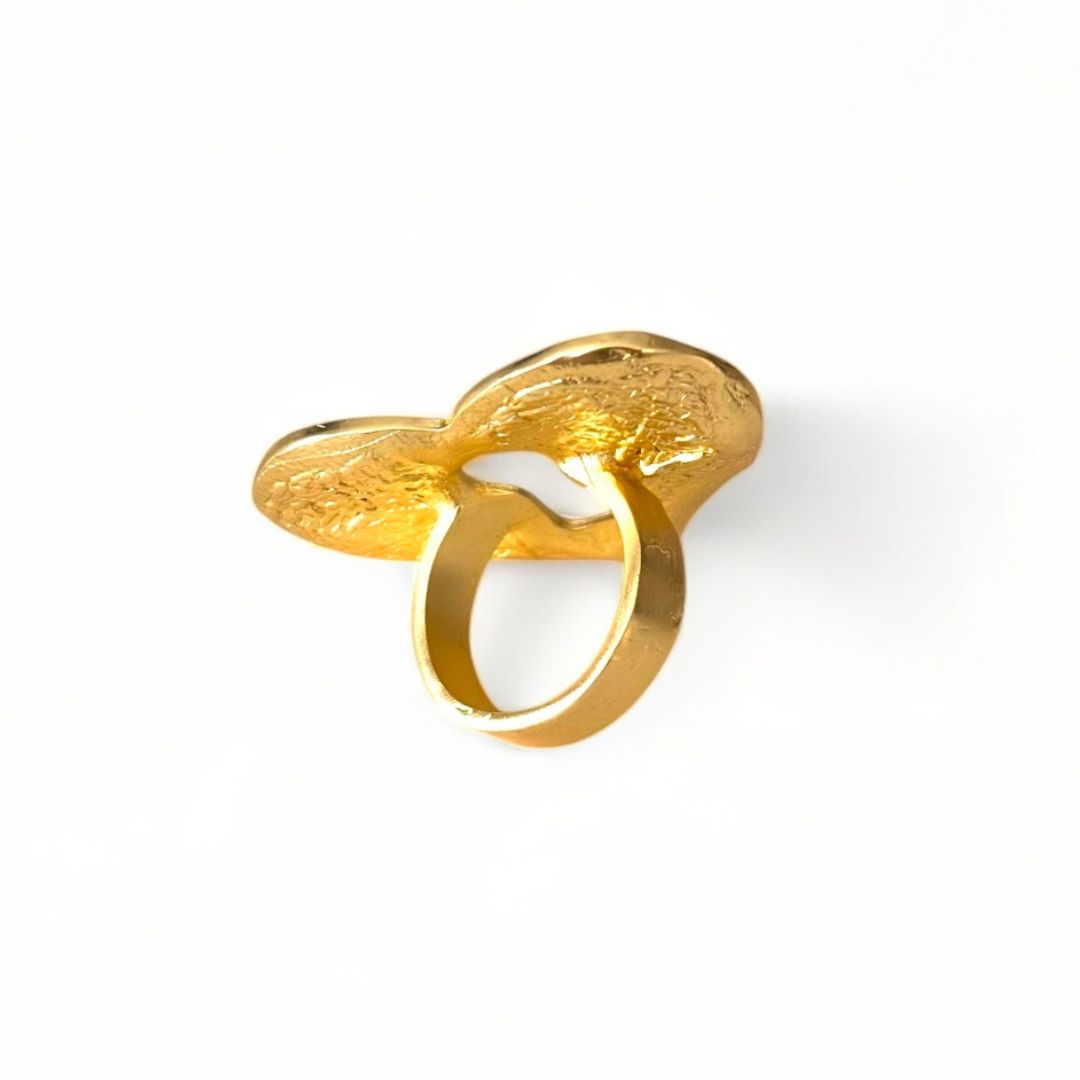 KEY HEART RING