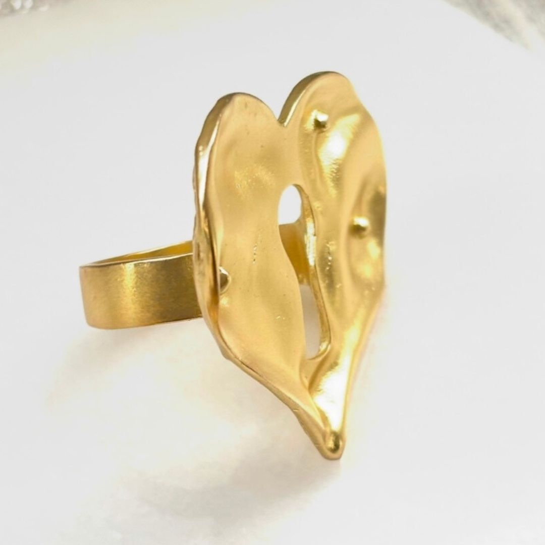 KEY HEART RING