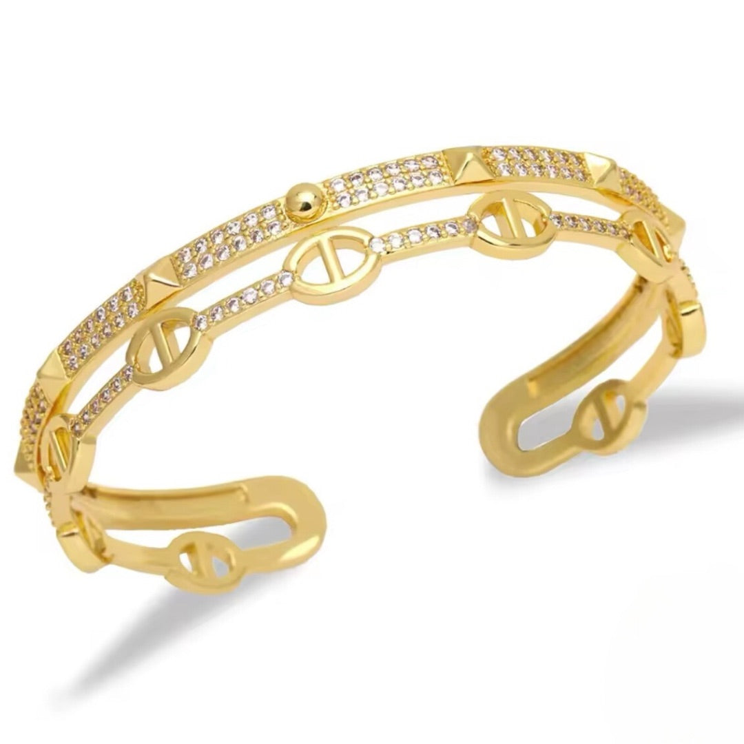 GOLDEN LUXE DUO CUFF