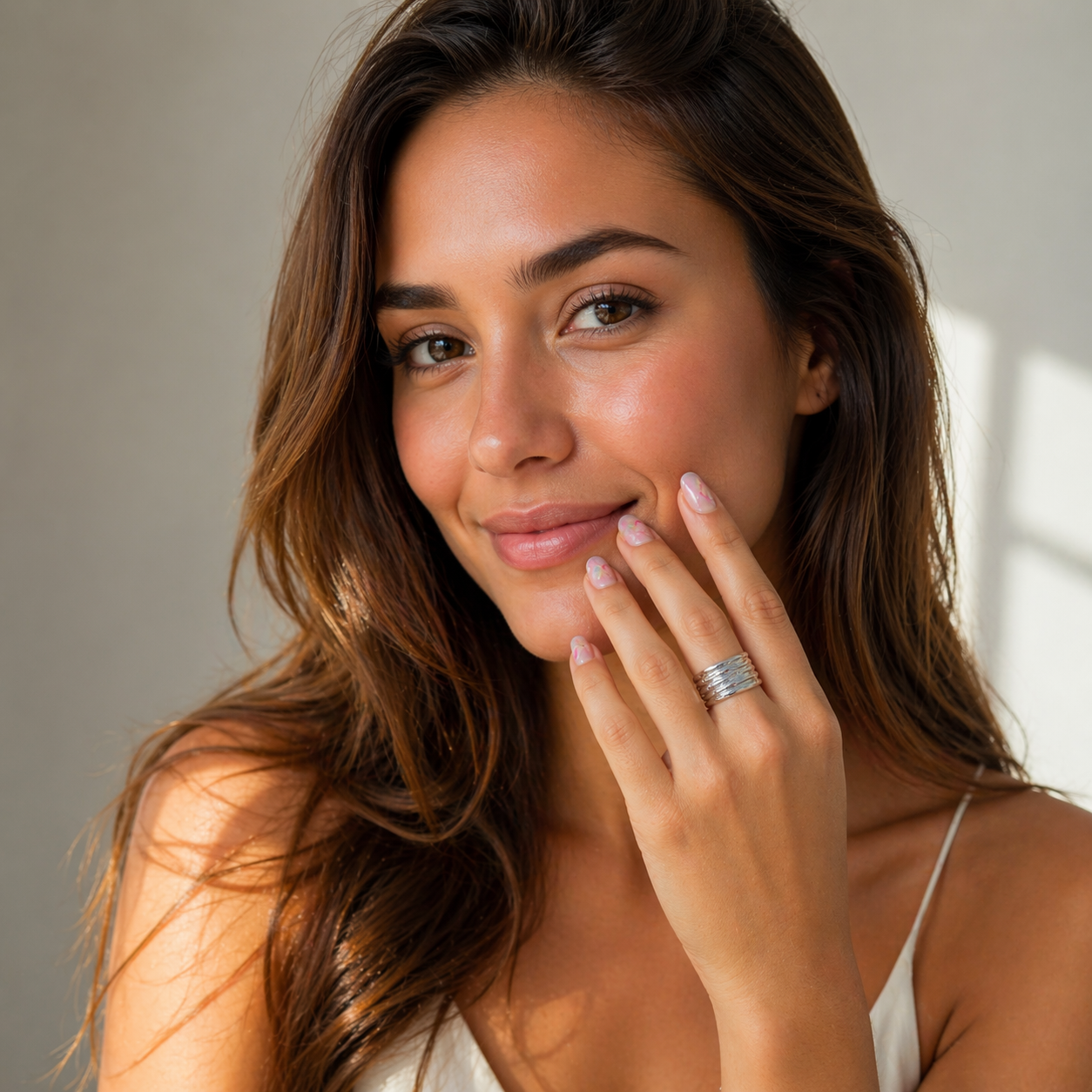 WHISPERING WAVES RING