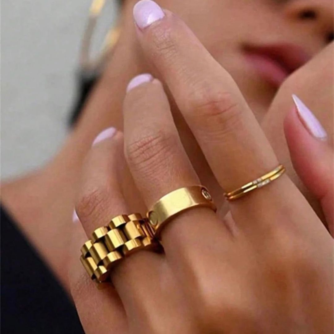 AURÉLLE LINKÉ BAND RING
