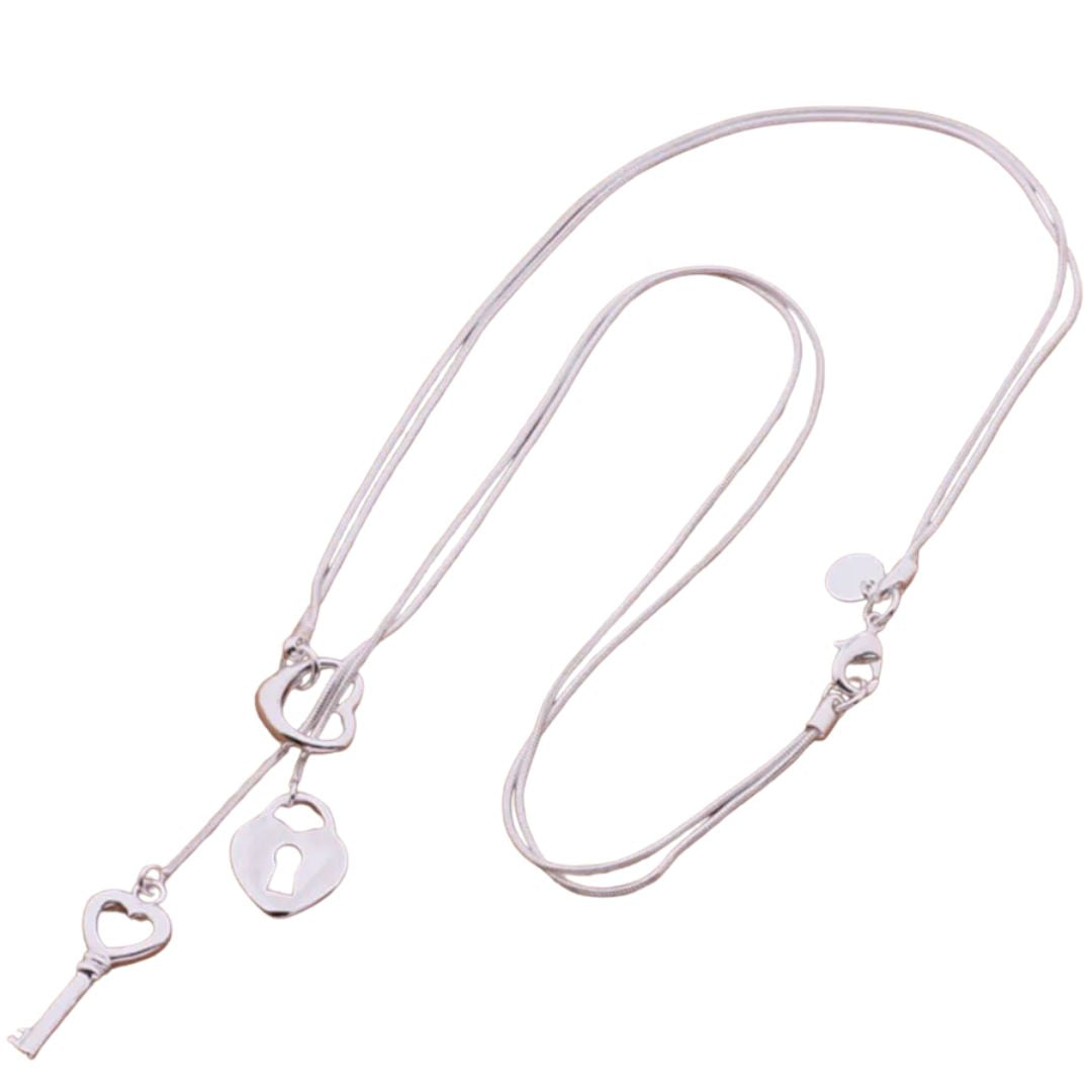 KEY HEART NECKLACE