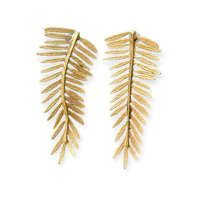ISLA PALM LEAF EARRINGS