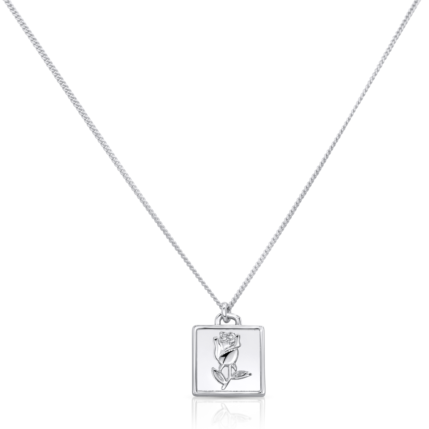 ROSE MEDAL NECKLACE