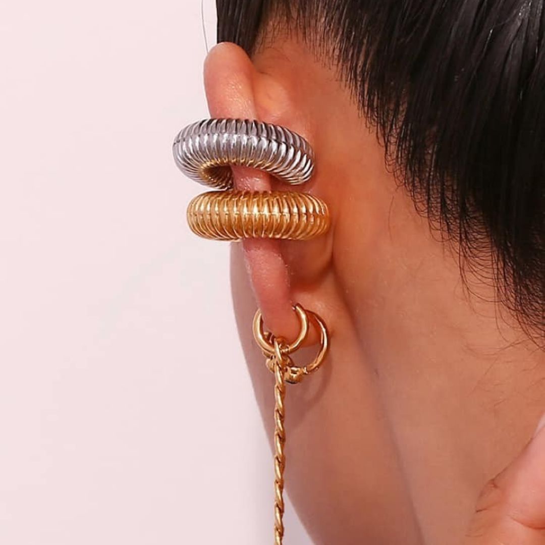 CHUNKY SPIRAL EAR CUFF