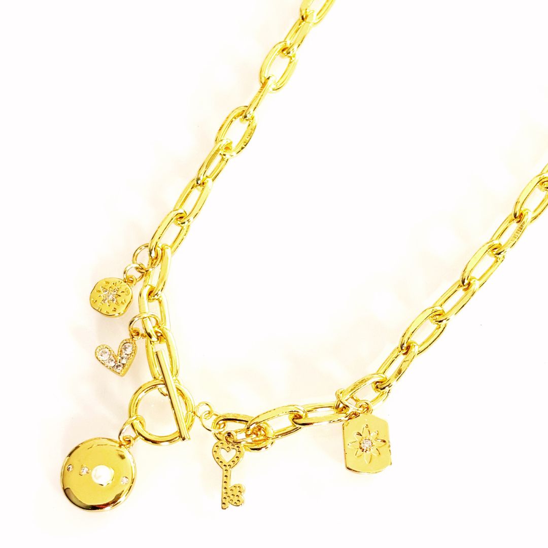 SUNLIT CHARM NECKLACE