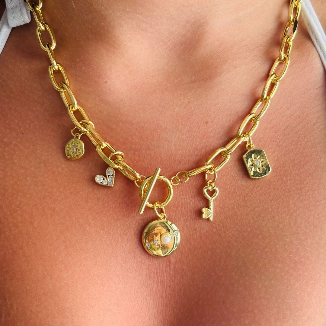 SUNLIT CHARM NECKLACE