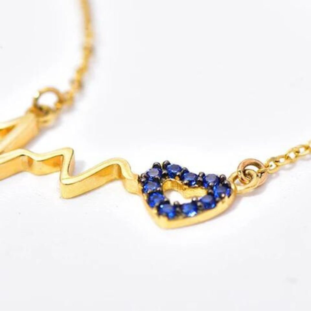 AMORA BLUE HEART - Metales & Co