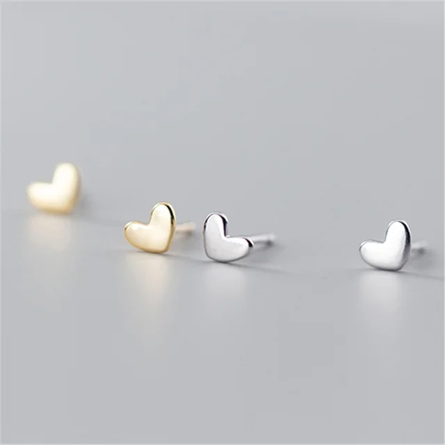 MINI HEART STUD EARRINGS