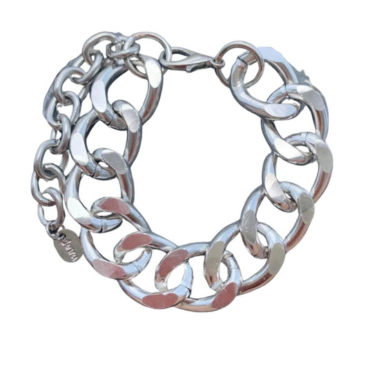 CHUNKY CIRCULAR CHAIN BRACELET