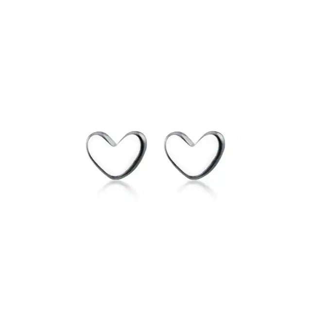 MINI HEART STUD EARRINGS