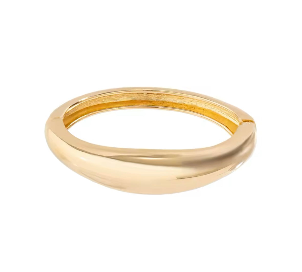 OPEN BANGLE BRACELET - GOLD