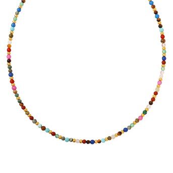 ISA STONES BEADED NECKLACE