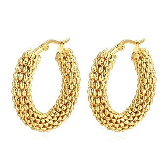 COSTANZA MESH HOOP EARRINGS