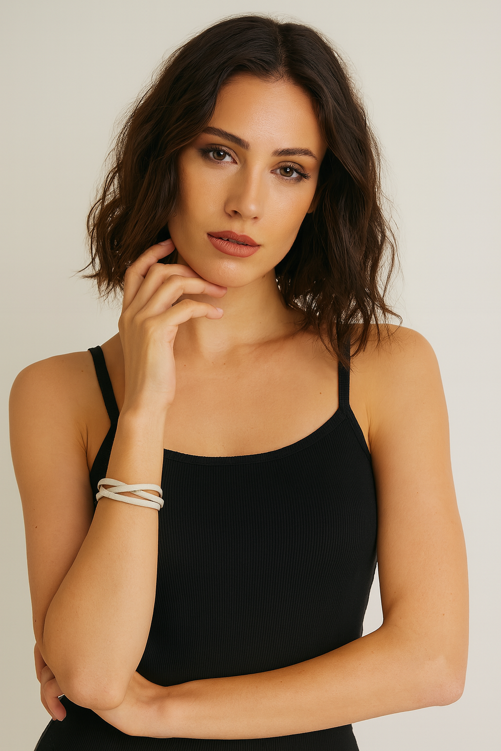 OFF-WHITE LEATHER BRACELET