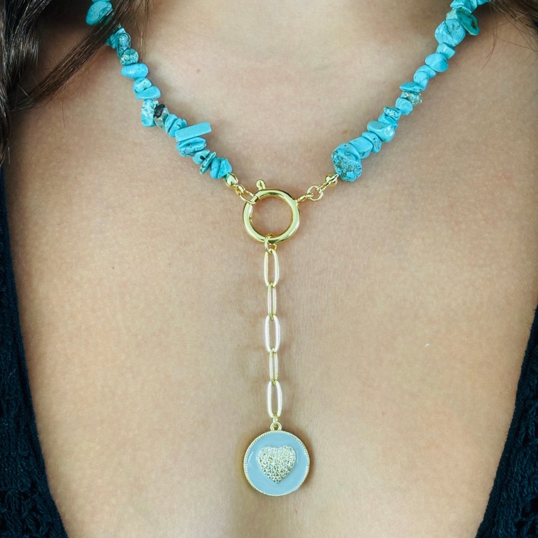 TURQUOISE STONE NECKLACE