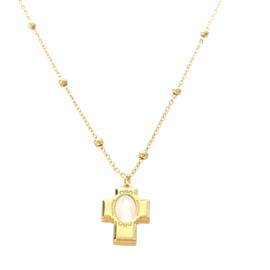 SERENE CROSS NECKLACE