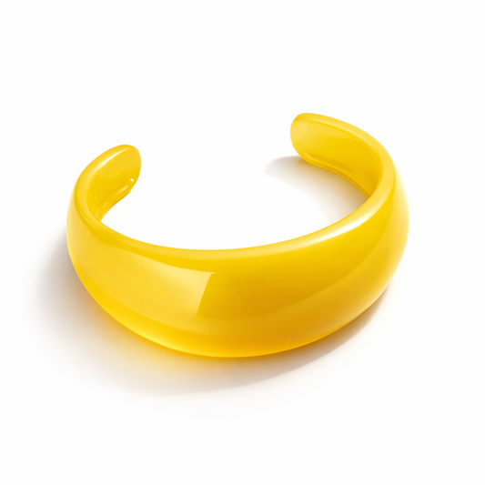 CITRUS GLOW RESIN CUFF