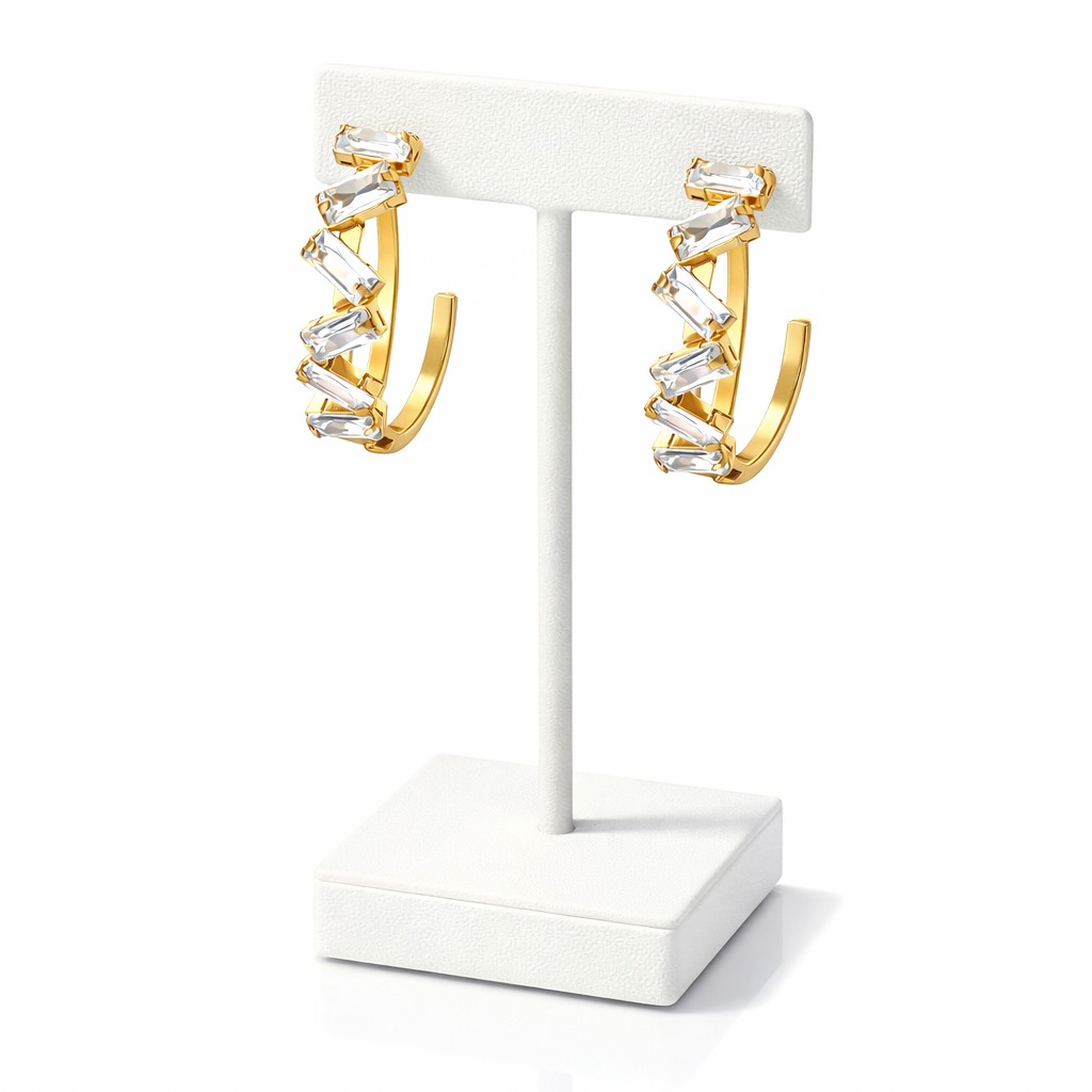 EDRA BAGUETTE EARRINGS
