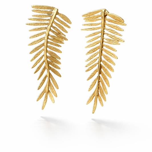ISLA PALM LEAF EARRINGS