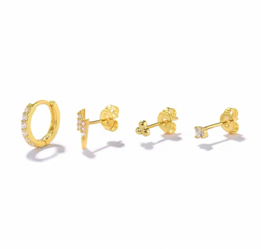 CELESTE GLOW STUDS SET