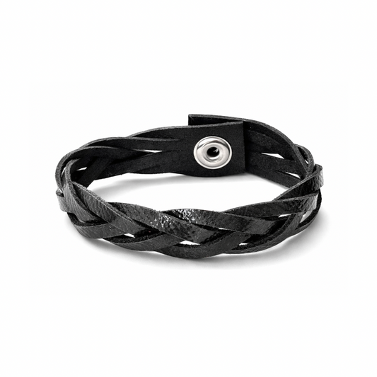 DARK OLIVE GREEN LEATHER BRACELET