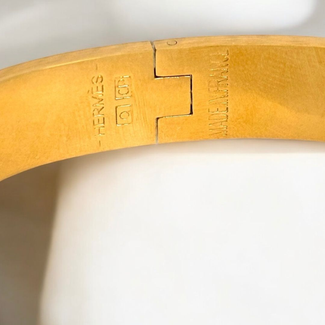 BLACK CLIC “H” BRACELET