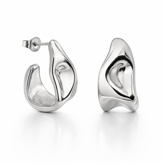 MARBELLA SILVER HOOP